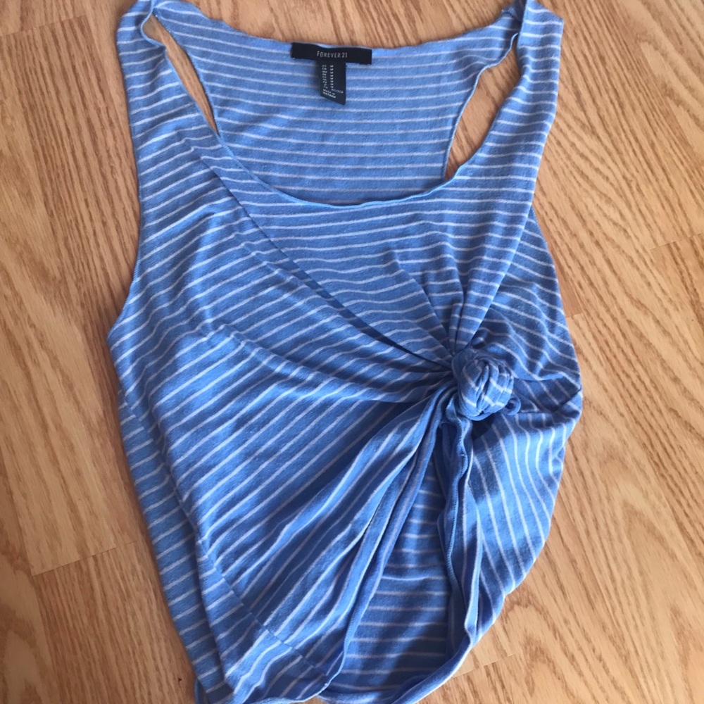 Blue Striped Tank